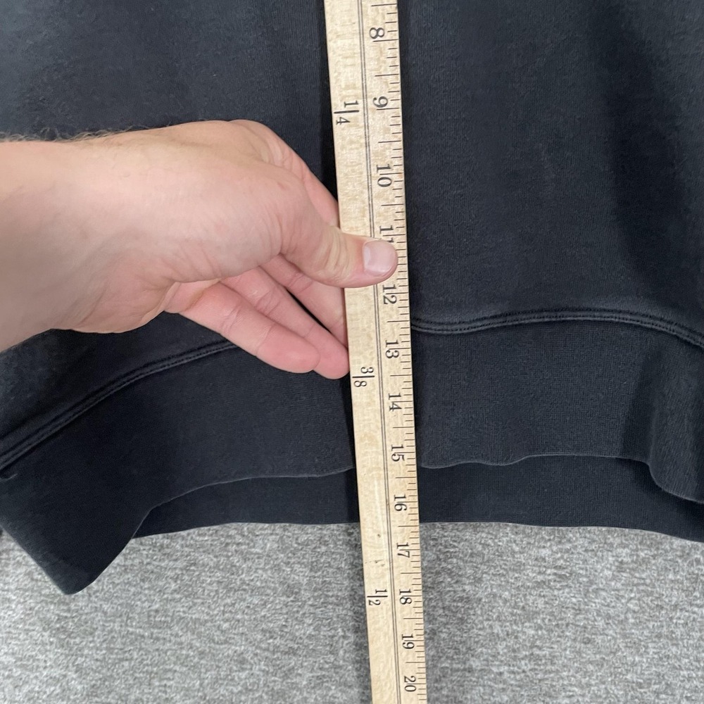 Lululemon Sweatshirt Womens XS/S Black Crewneck‎ Fleece Oversized Crop Pullover - Picture 2 of 7